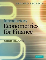 Introductory Econometrics for Finance Paperback Chris Brooks
