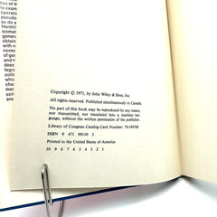 Generalized Inverse Matrices Boullion Odell 1971 Wiley Hardcover First Edition