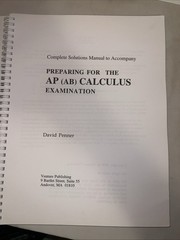 Y2K Preparing For The AP Calculus (AB) Examination Textbook – Vintage – LIKE NEW
