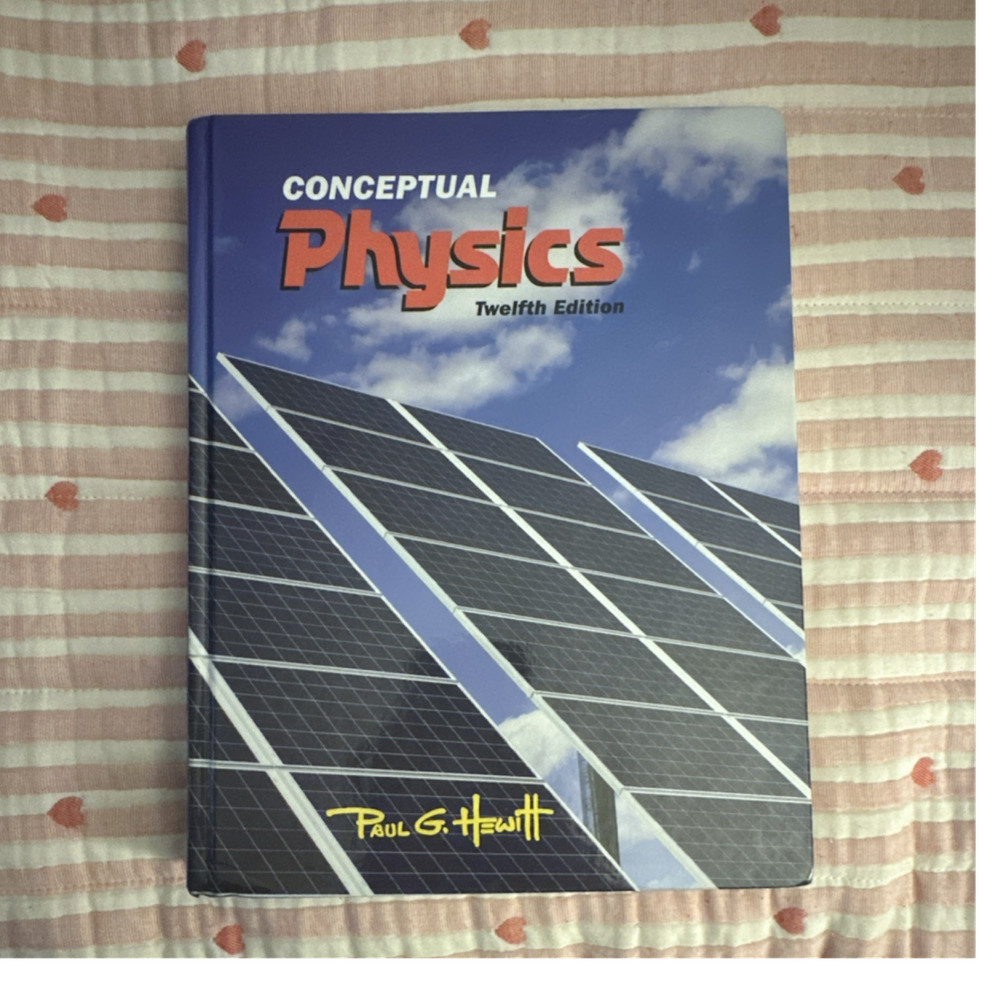Pearson Conceptual Physics Twelfth Edition Hardcover Paul G. Hewitt 2015