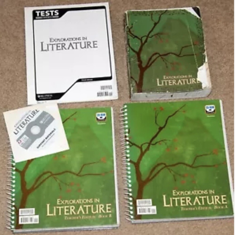 BJU Grade 7 Explorations In Literature FULL SET – student text, CD, TEs, tests!