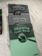 Abeka Observing God’s World Text Answer Key Test Key Quiz /Worksheet Key 4th Ed