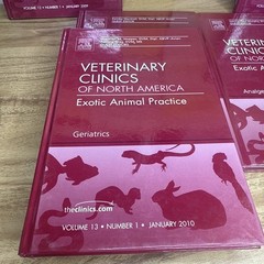 Lot Of 5 Veterinary Clinics Of North America: Exotic Animal Practice Hardcover