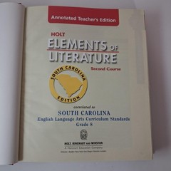 Holt Elements Of Literature Second Course Holt 2006 Red HC Instructor Guide