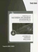 STUDY GUIDE FOR ANDERSON/SWEENEY/WILLIAMS ESSENTIALS OF By David R. Anderson