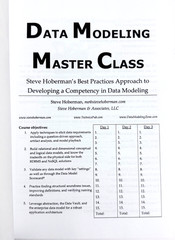 Data Modeling Master Class 7th Edition Database Design Steve Hoberman 2017 PB VG
