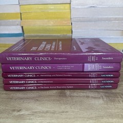 Lot Of 5 Veterinary Clinics Of North America: Exotic Animal Practice Hardcover