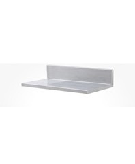 Compact 8.6×16 in Steel Shelf Stainless Steel Wall Mount