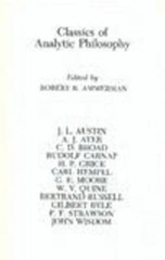 Classics of Analytic Philosophy – hardcover, 9780872201026