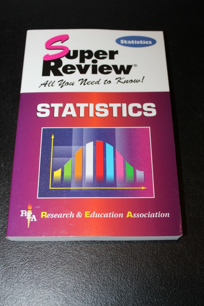 Statistics: Super Review (Super Reviews; Al… by Research & Education Paperback