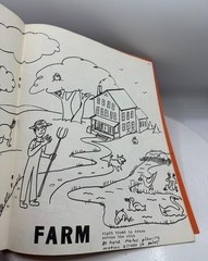 1973 Animals in Signs Deaf Learning Children Books 44 Pages Frank Caccamise