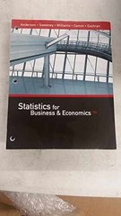 Statistics for Business & – Loose Leaf, by Anderson David R.; – Very Good z