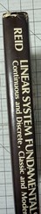 Linear System Fundamentals : Continuous, Discrete & Modern by Gary Reid 1983, HC