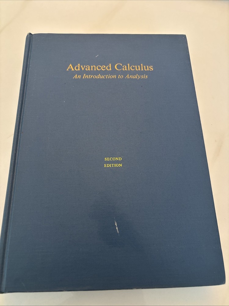 Advanced Calculus: An Introduction to Analysis by Watson Fulks-HC-1969 VG+