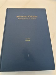 Advanced Calculus: An Introduction to Analysis by Watson Fulks-HC-1969 VG+