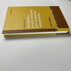 Permutation Parametric & Bootstrap Tests of Hypotheses Good Springer Hardcover