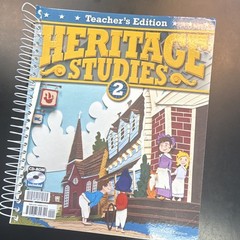 BJU Press Heritage Studies 2 Teacher’s Edition 3rd Ed Spiral w/ CD-ROM