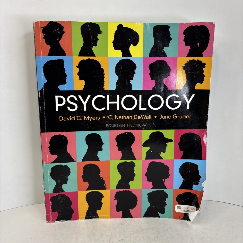 Psychology Fourteenth Edition Myers DeWall Gruber Hardcover Worth 2023