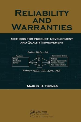 Reliability And Warranties: Methods For Product Development And Quality Imp…