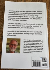 Unix History and a Memoir 2019 Brian Kernighan Computer Book Coding Programming