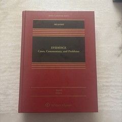 Aspen Casebook Ser.: Evidence : Cases, Commentary, and Problems by David A….