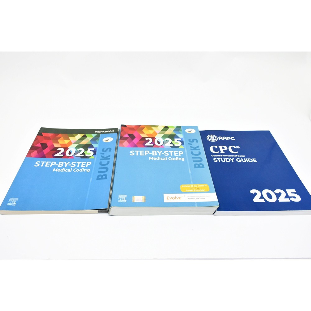 Buck’s Step-by-Step Medical Coding w/ Workbook & AAPC CPC Study Guide – 2025