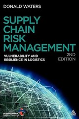 New : Supply Chain Risk Management by Donald Waters 2nd ED – 9780749463939