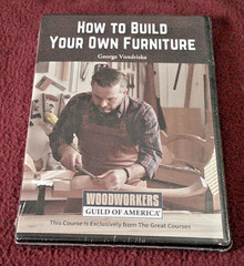 How to Build Your Own Furniture by George Vondriska NEW SEALED 4 DVD set