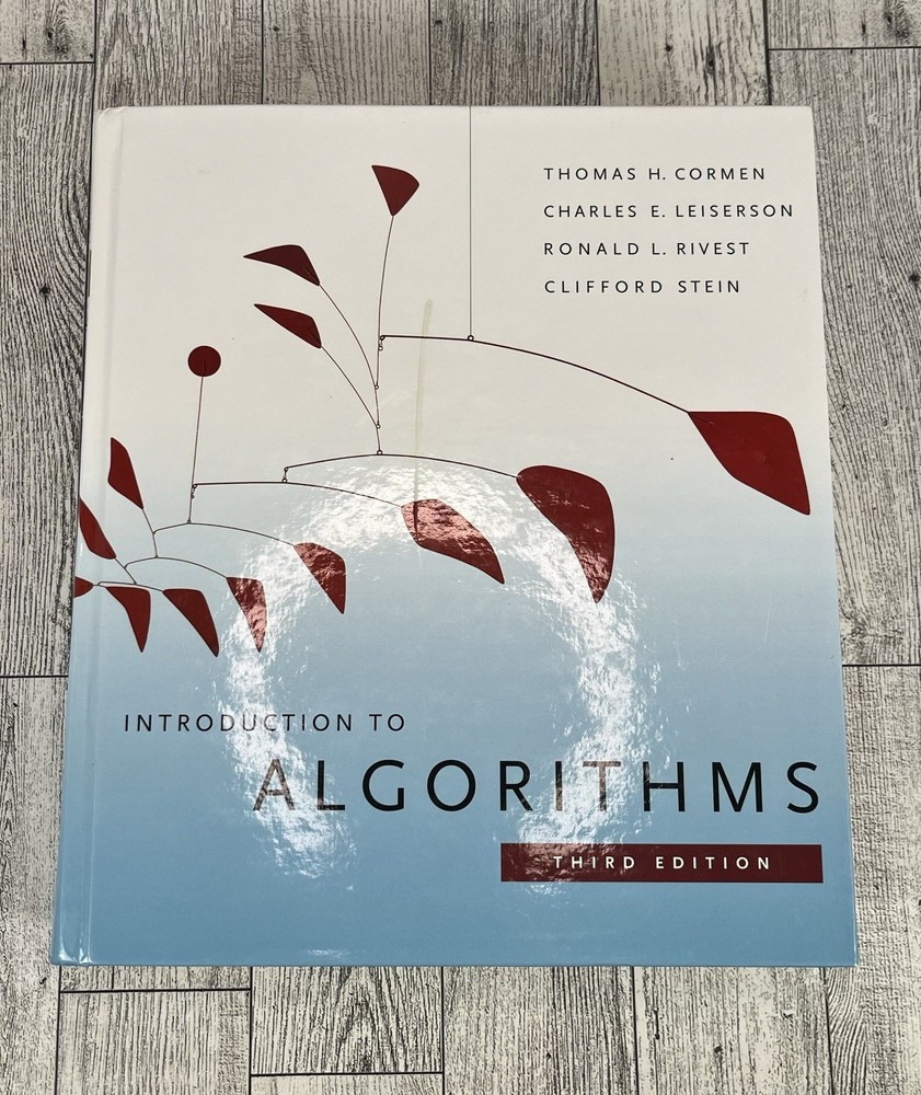 Introduction to Algorithms, 3rd Edition – Hardcover Thomas Cormen