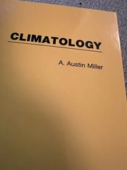 Climatology by A. Austin Miller Hardcover Book US Seller!