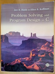 Problem Solving and Program Design in C – 8th ed [Paperback] Hanly and Koffman,