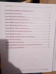 Oak Meadow– Civics 8 Teacher Manual –Spiral Paperback