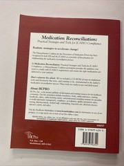 Medication Reconciliation : Practical Strategies and Tools for JCAHO…