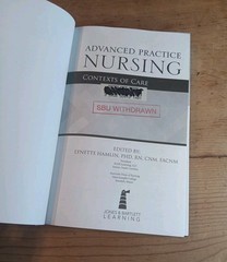 Advanced Practice Nursing Contexts of Care Lynette Hamlin HC Text Book 2015