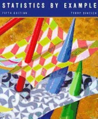 Statistics by Example by Terry Sincich: Used