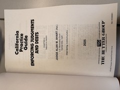 FULL SET-TRG California Practice Guide Enforcing Judgments & Debts 2025 CH 1-6