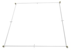 Folding Quadrat – 0.5 Meters Square – Steel Frame – Eisco Labs