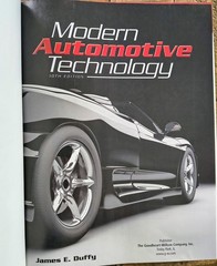 Modern Automotive Technology 10th Edition James Duffy Textbook Hardcover 2020