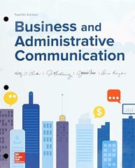 Loose-leaf for Business and Administrative Communication Locker, Kitty; Mackiew