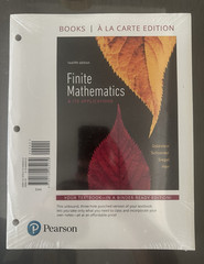 Pearson Finite Mathematics & Its Applications Books a la Carte Loose-Leaf 2018