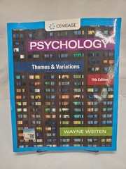 Cengage Psychology: Themes and Variations – 11th Ed, Paperback *New w/ Defects