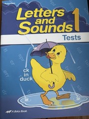 A Beka Book Spelling and Poetry 1 & Letters and Sounds 1 (Fifth Ed; Student Tes…