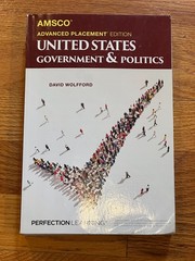 AMSCO Advanced Placement Edition United States Government & Politics USED