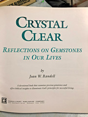 RARE SIGNED 1ST EDITION! Crystal Clear by Joan Randell (1995, Hardcover) FINE DJ