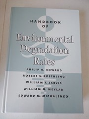 Handbook Of Environmental Degradation Rates