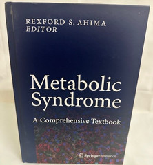 METABOLIC SYNDROME: A COMPREHENSIVE TEXTBOOK By Rexford S. Ahima **Like new