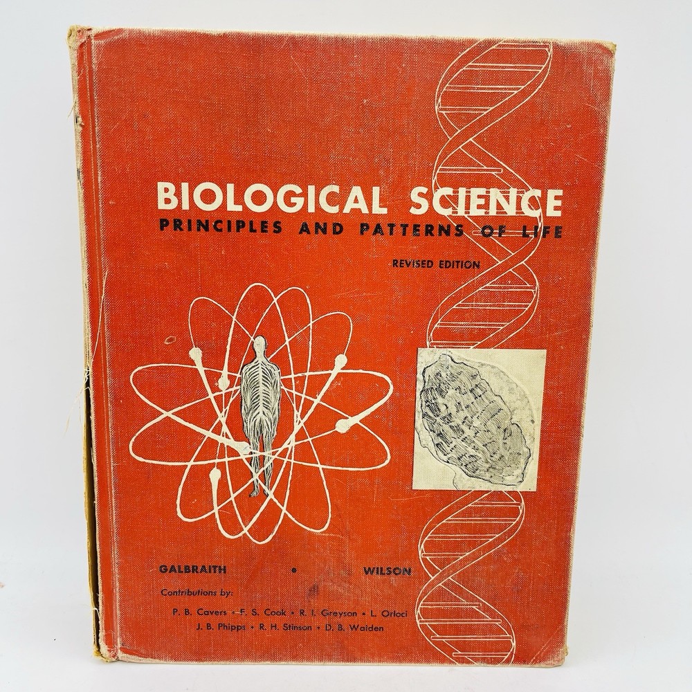 Biological Science Principles and Patterns of Life Holt Rinehart Winston Vintage