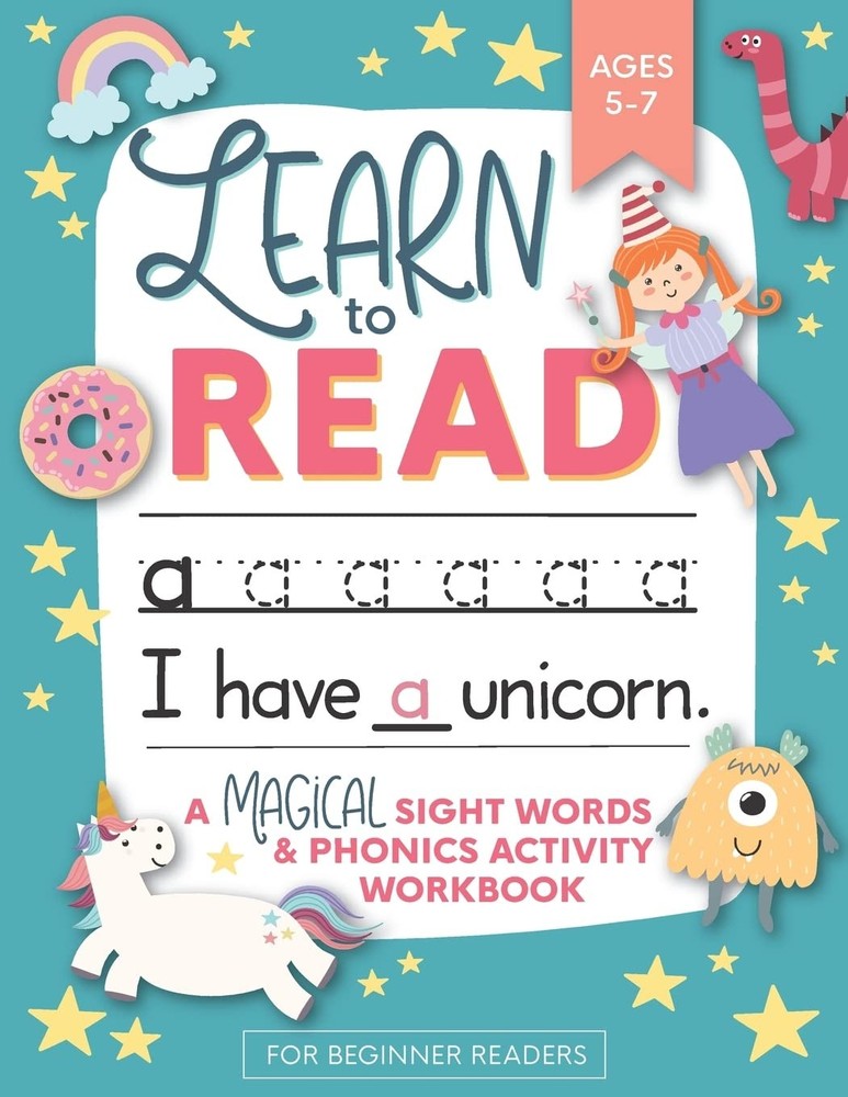 Learn to Read: A Magical Sight Words and Phonics Activity Workbook for Begin…