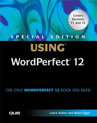Special Edition Using Wordperfect 12