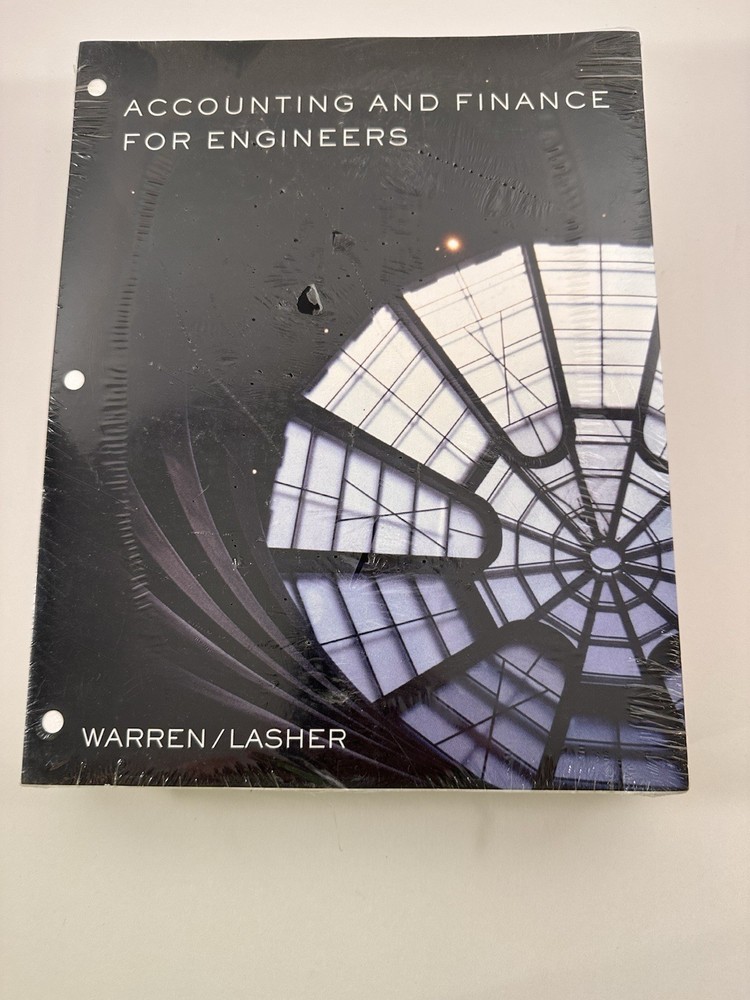 Accounting And Finance For Engineers Warren Lasher Loose Leaf Sealed